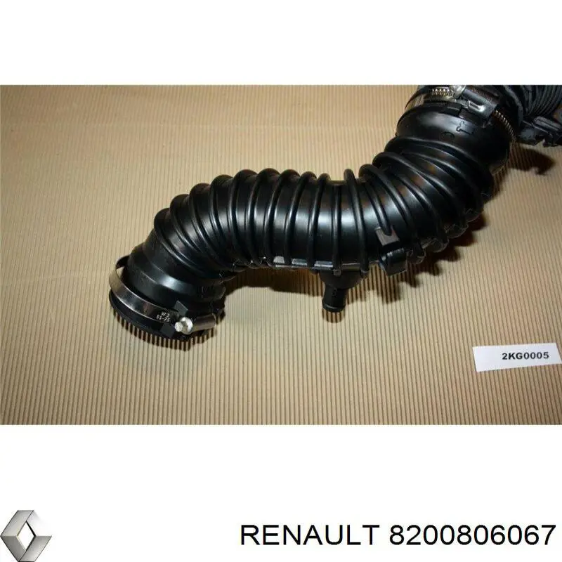 Tubo flexible de aspiración, salida del filtro de aire para Renault Trafic (JL)