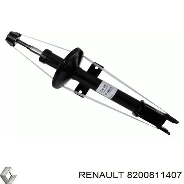 82 00 811 407 Renault (RVI) amortiguador trasero