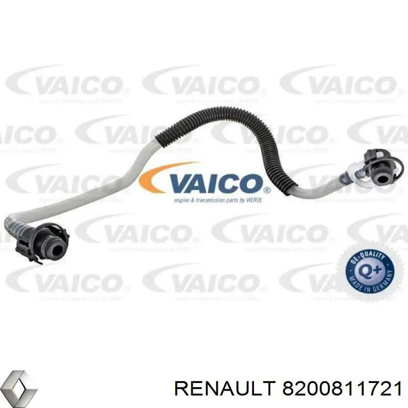 Tubo de combustible del filtro a la bomba Renault (RVI) 8200811721 precio, desde 52,62 EUR
