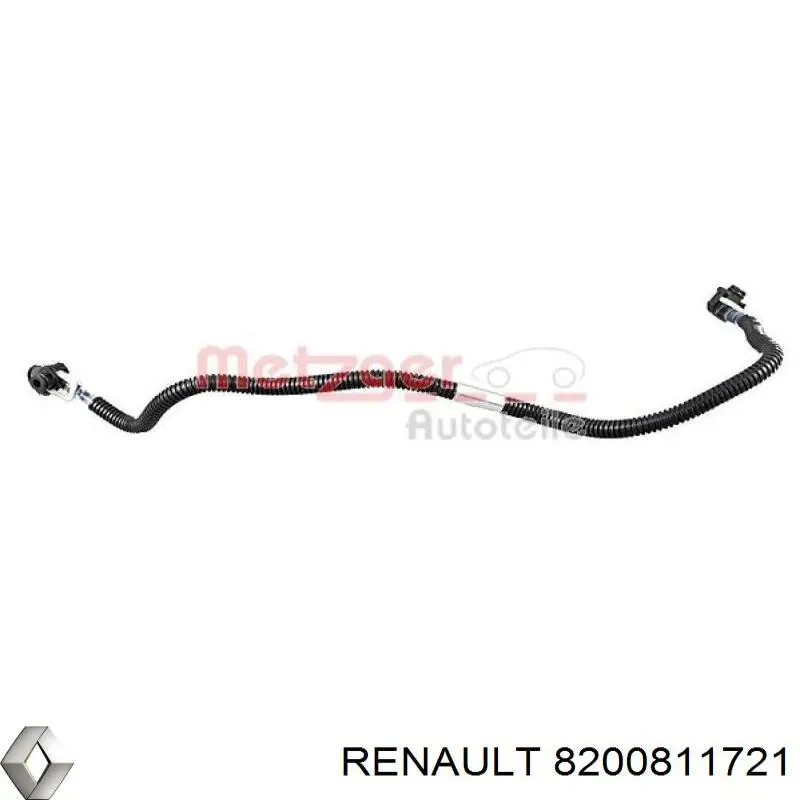 8200811721 Renault (RVI) tubo de combustible, filtro hasta la bomba