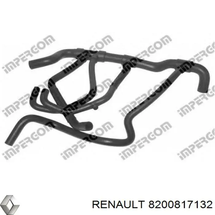Manguera inferior del radiador Renault (RVI) 8200817132 precio, desde 68,59 EUR