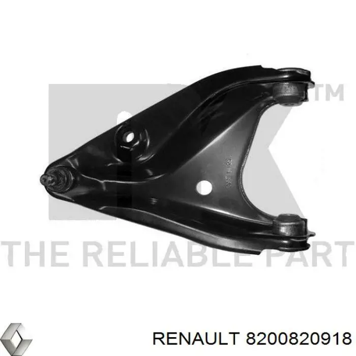 8200820918 Renault (RVI) barra oscilante, suspensión de ruedas delantera, inferior derecha