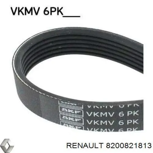 Correa de transmisión trapezoidal Renault (RVI) 8200821813 precio, desde 9,47 EUR