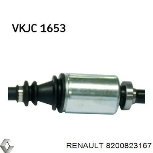 Semieje delantero derecho Renault (RVI) 93856308 precio, desde 94,67 EUR
