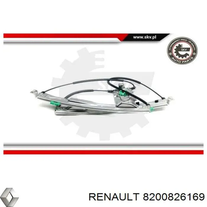 Mecanismo elevalunas delantero izquierdo Renault (RVI) 8200826169 precio, desde 55,34 EUR
