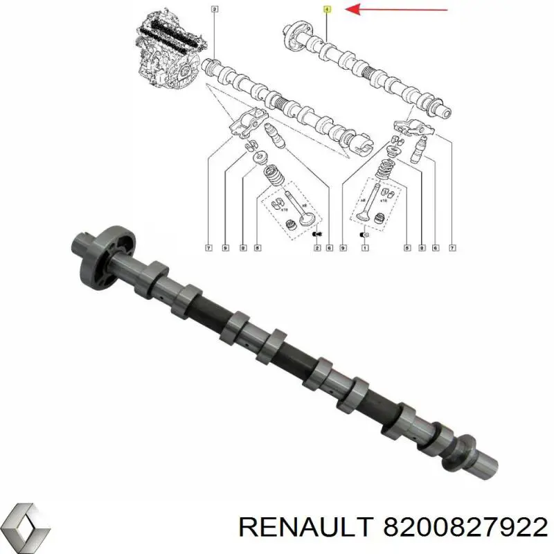 Comprar CM052194 Freccia Árbol de levas de escape