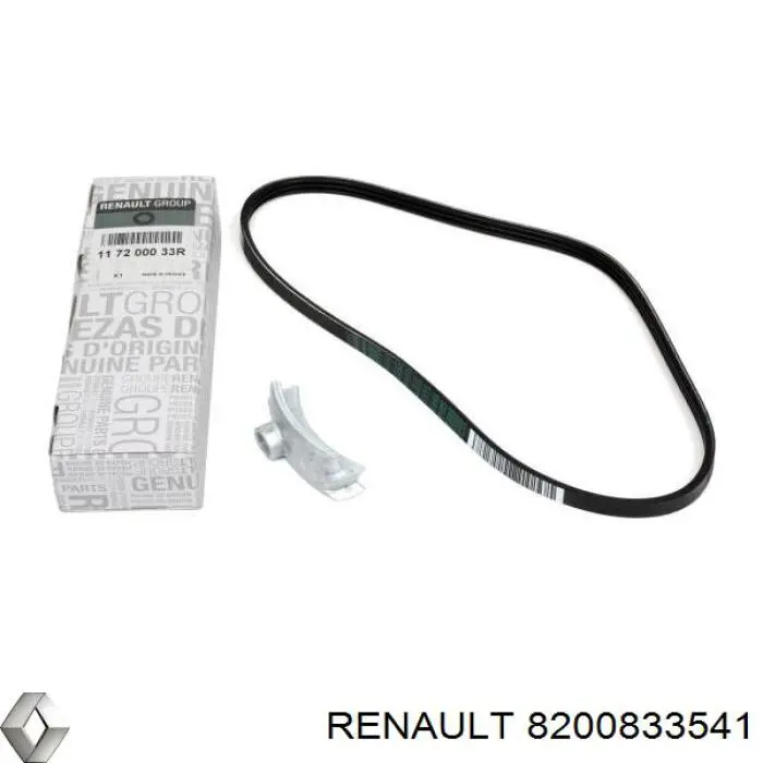 Correa de alternador 8200833541 Renault (RVI)