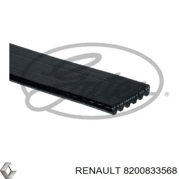 8200833568 Renault (RVI) correa trapezoidal