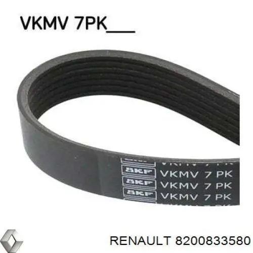 8200833580 Renault (RVI) Correa poly v