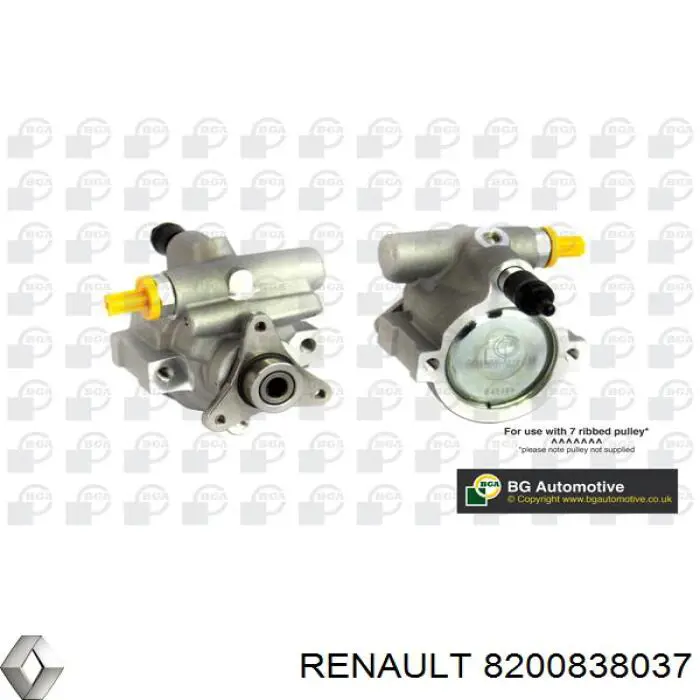Bomba de dirección asistida  Renault (RVI) 8200838037 precio, desde 55,58 EUR