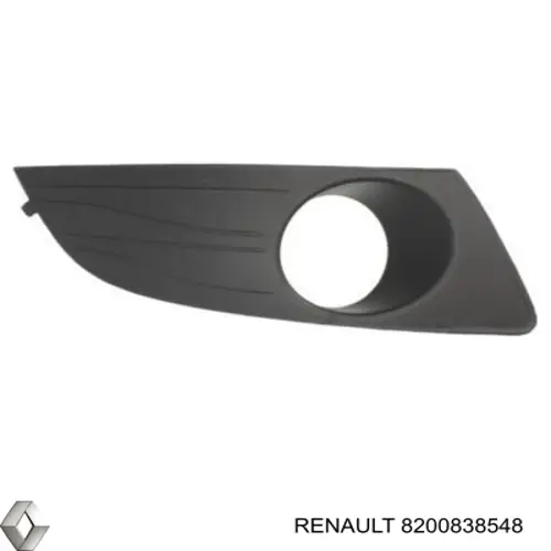 Tapa de rejilla de faro antiniebla delantero derecho Renault (RVI) 8200838548 precio, desde 10,05 EUR