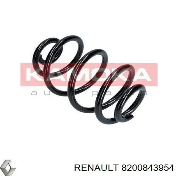 8200843954 Renault (RVI) muelle de suspensión eje trasero