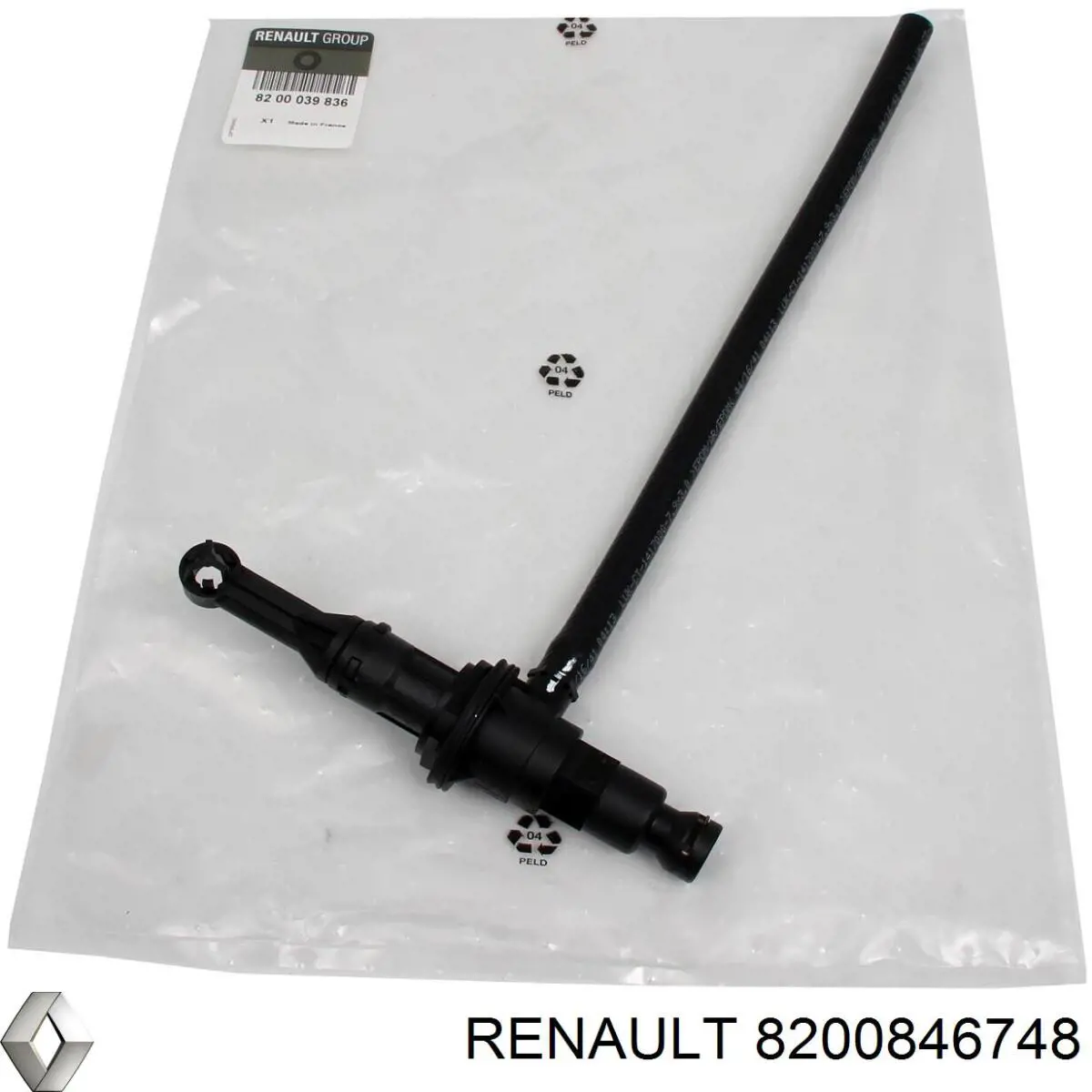 Cilindro esclavo de el embrague cojinete de liberacion Renault (RVI) 8200846748
