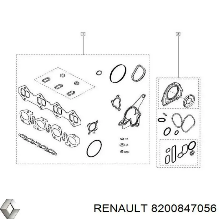 Tapa de sellado para inyectores de combustible para Renault Trafic (FL)