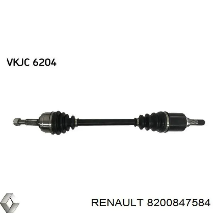 Semieje delantero izquierdo Renault (RVI) 8200847584 precio, desde 61,71 EUR