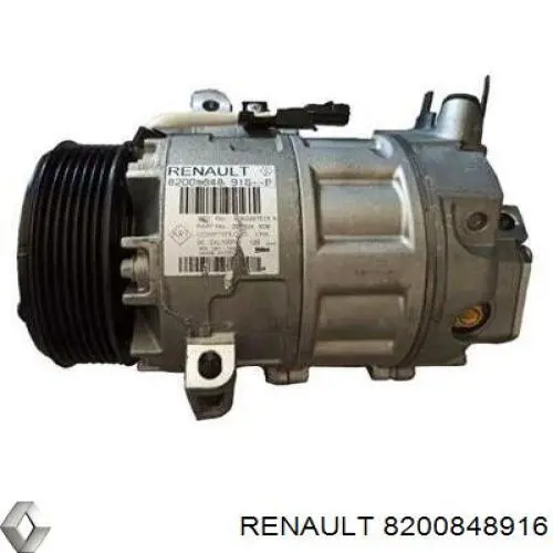 8200848916 Renault (RVI) compresor de aire acondicionado