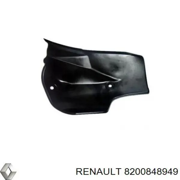8200848949 Renault (RVI) guardabarros interior, aleta trasera, izquierdo