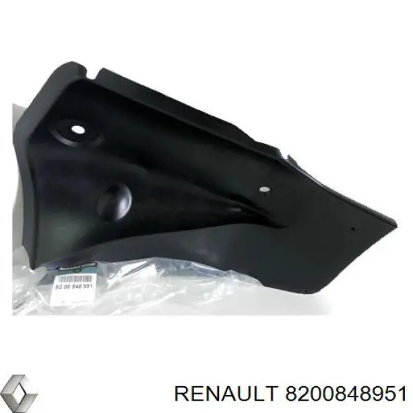 Guardabarros interior trasero derecho Renault (RVI) 8200848951 precio, desde 13,88 EUR