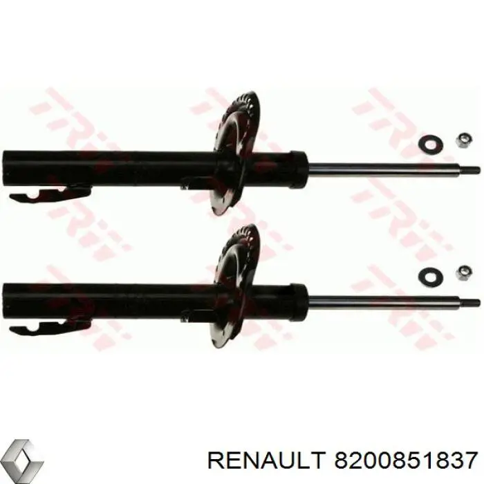 8200851837 Renault (RVI) amortiguador delantero