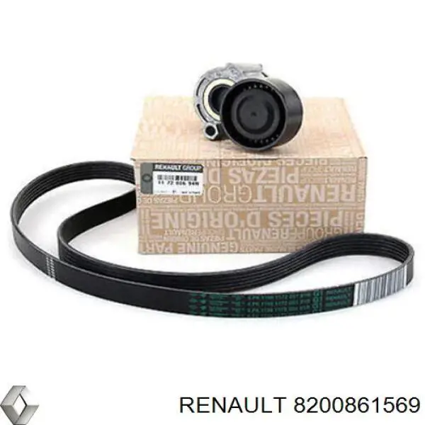 Tensor de la correa trapecial Renault (RVI) 8200861569 precio, desde 34,22 EUR