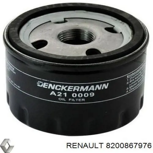 Filtro de aceite Renault Megane 1 LA0, LA1