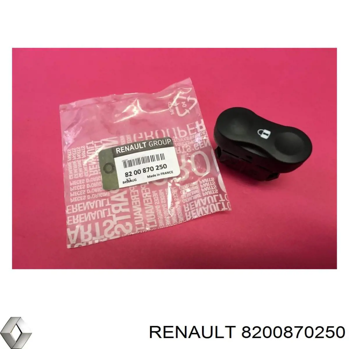 8200870250 Renault (RVI) Interruptor de cierre centralizado