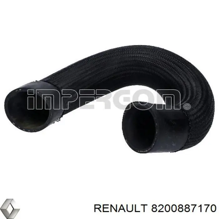 8200887170 Renault (RVI) tubo flexible de aire de sobrealimentación izquierdo