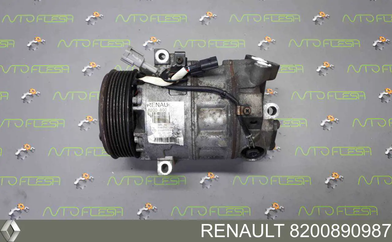 8200890987 Renault (RVI) compresor de aire acondicionado