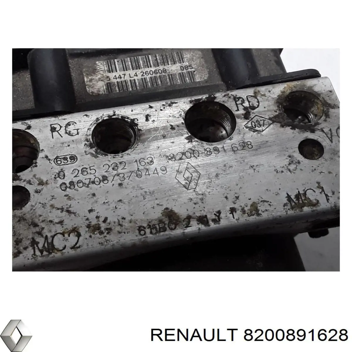Módulo ABS 8200891628 Renault (RVI)