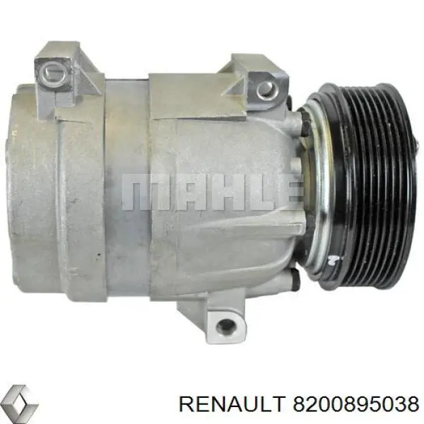 8200895038 Renault (RVI) compresor de aire acondicionado