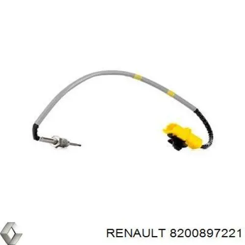 8200897221 Renault (RVI) sensor de temperatura, gas de escape, antes de turbina