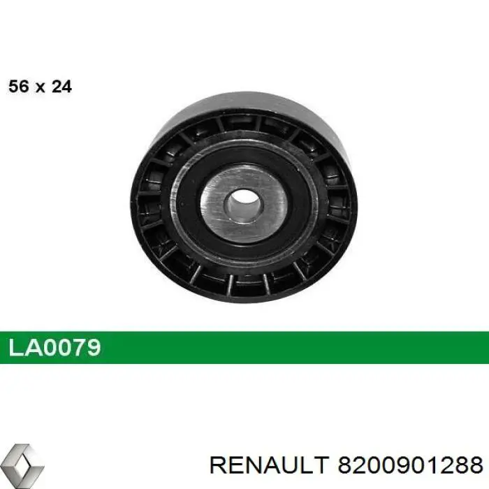 Rodillo tensor correa poli V Renault (RVI) 8200901288 precio, desde 25,71 EUR
