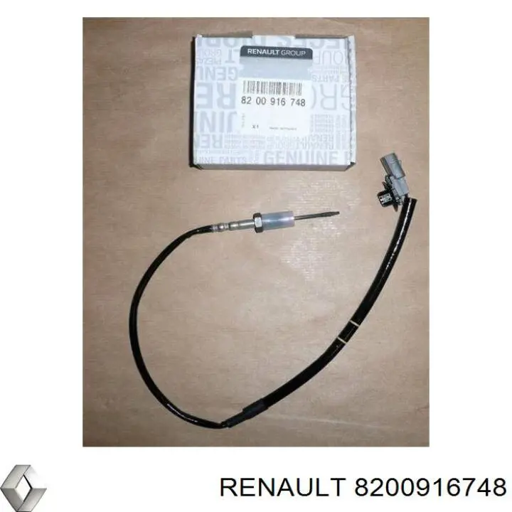 8200916748 Renault (RVI) sensor de temperatura, gas de escape, en catalizador