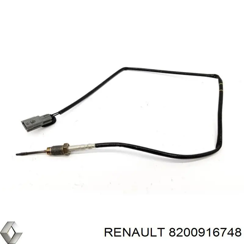 Sensor de temperatura de gases de escape en catalizador 8200916748 Renault (RVI)