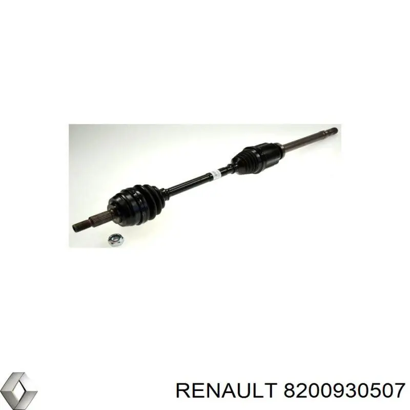 8200930507 Renault (RVI) árbol de transmisión delantero derecho