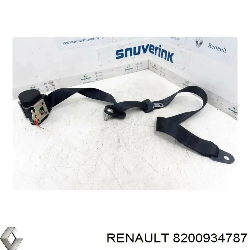 8200934787 Lada Cinturón de seguridad delantero derecho