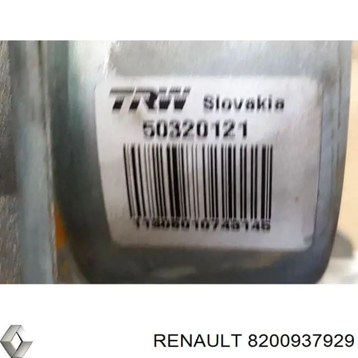 8200937929 Renault (RVI) Columna de volante