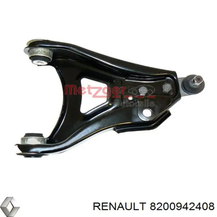 8200942408 Renault (RVI) barra oscilante, suspensión de ruedas delantera, inferior derecha