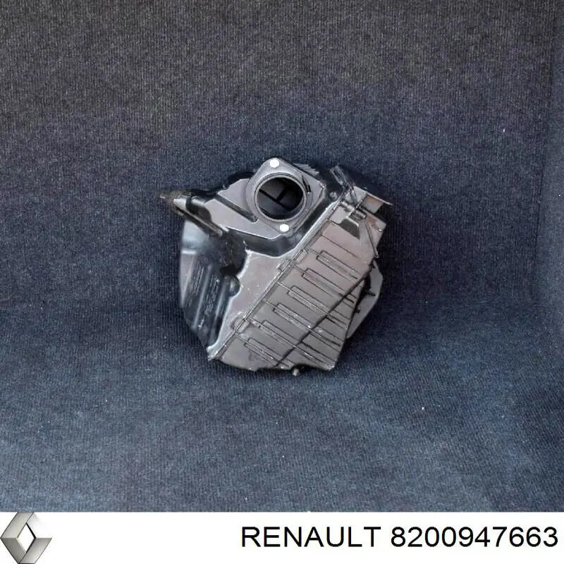 Caja del filtro de aire 8200947663 Renault (RVI)