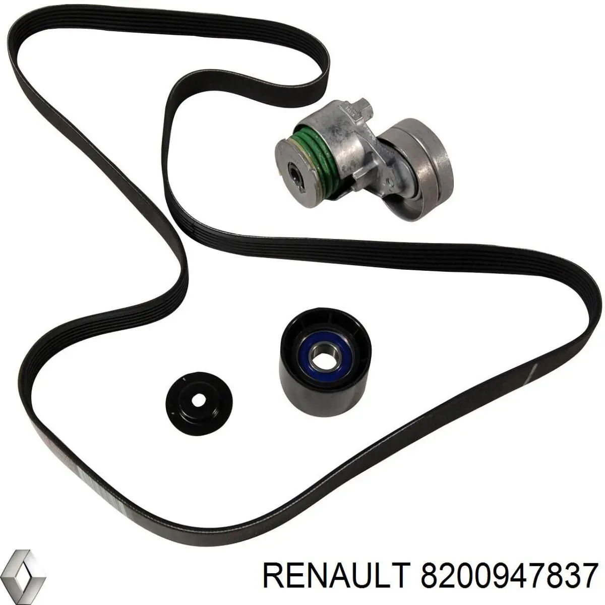 Comprar 8200947837 Renault (RVI) Polea inversión/guía, correa poli V