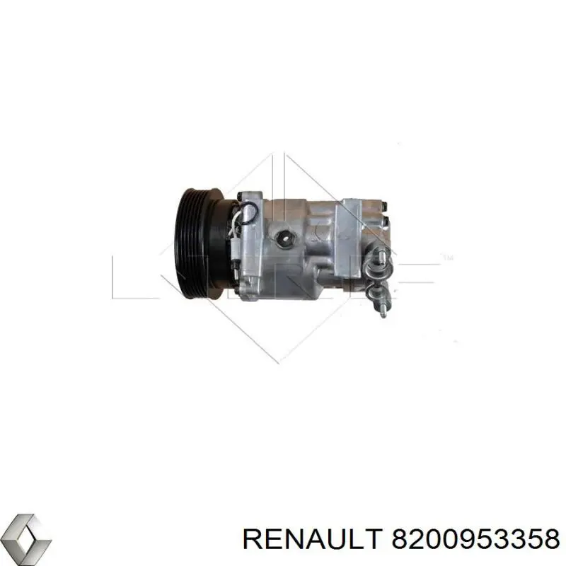 8200953358 Renault (RVI) compresor de aire acondicionado