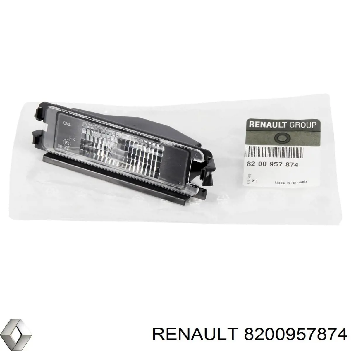 Comprar 8200957874 Renault (RVI) Luz matricula
