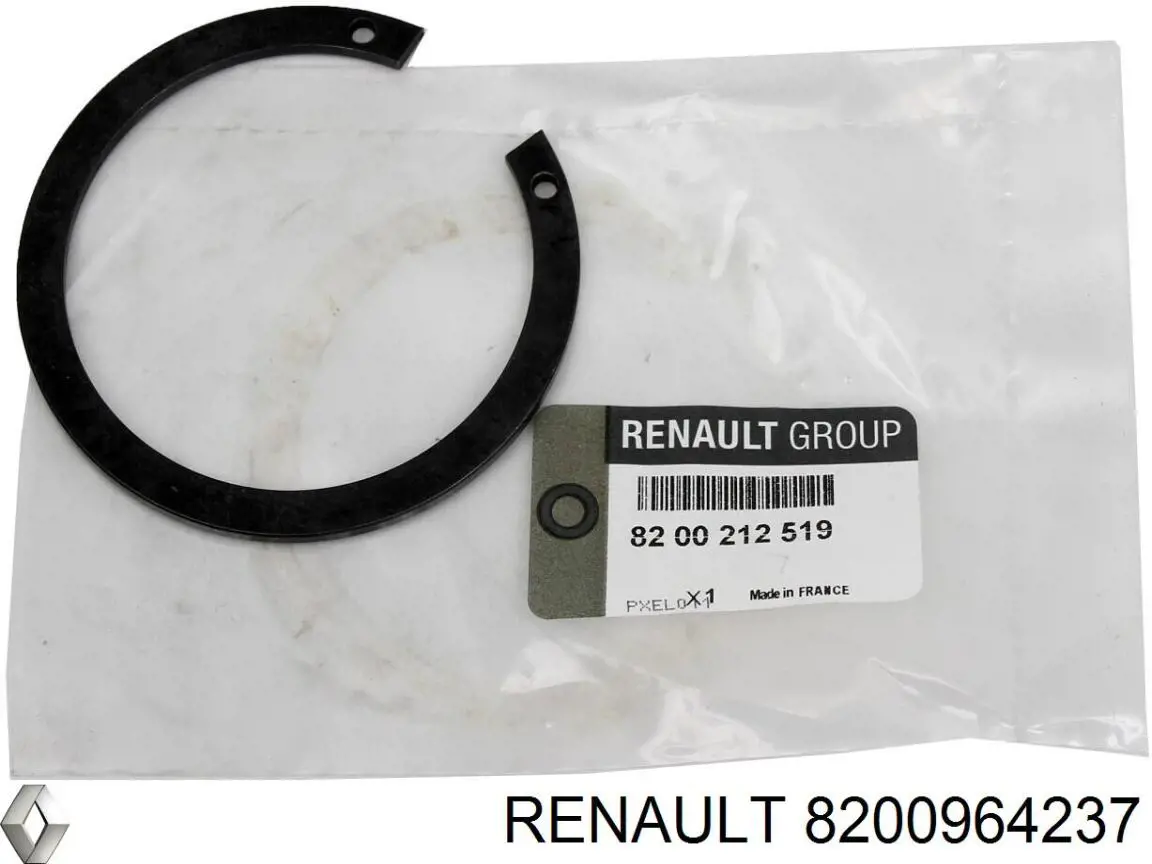 Comprar 8200964237 Renault (RVI) Tuerca del cubo de la rueda delantera