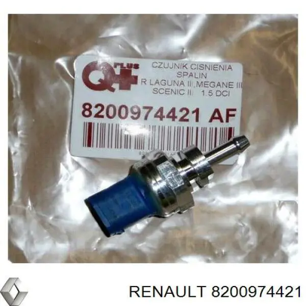 8200974421 Renault (RVI) sensor de presion gases de escape