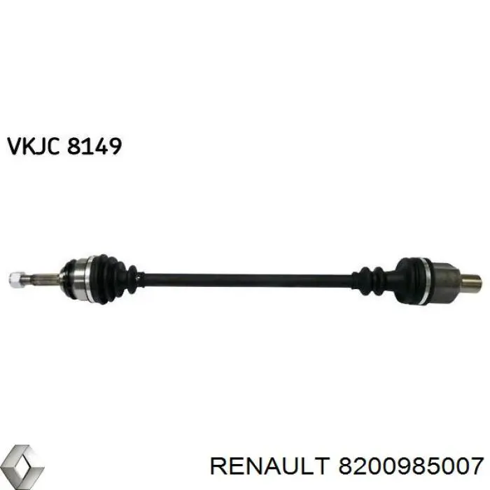 Comprar 8200985007 Renault (RVI) Semieje delantero derecho