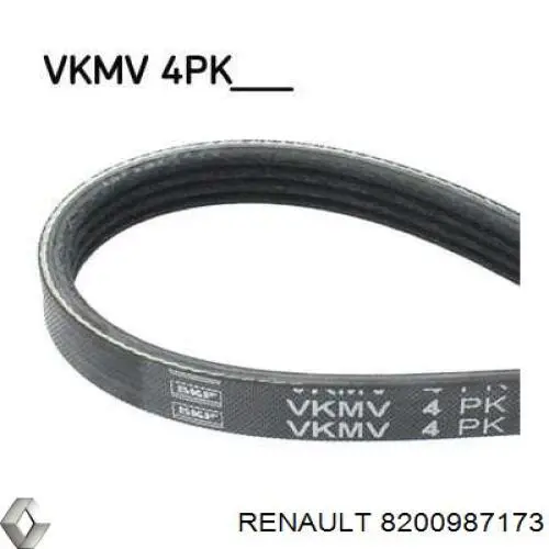 Correa de transmisión trapezoidal Renault (RVI) 8200987173 precio, desde 7,08 EUR