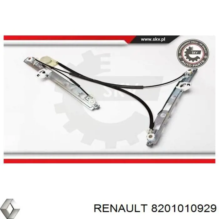 Mecanismo elevalunas delantero izquierdo Renault (RVI) 8201010929 precio, desde 44,46 EUR