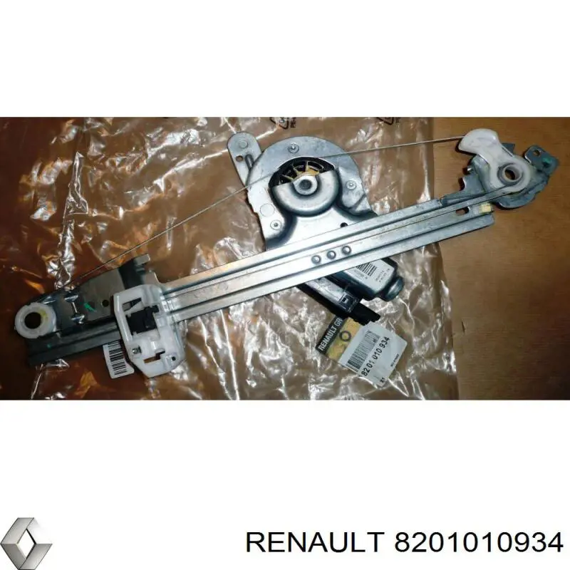 8201010934 Renault (RVI) mecanismo de elevalunas, puerta trasera derecha