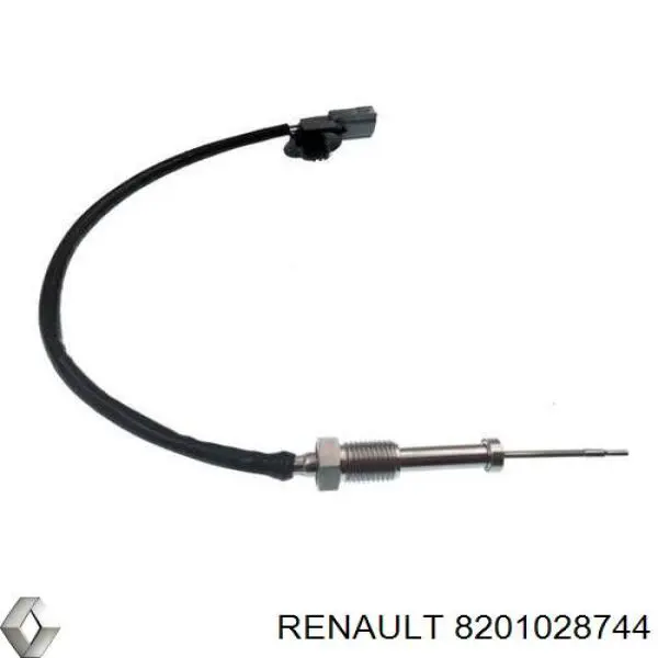 Sensor de temperatura, gas de escape, antes de catalizador para Renault Modus (JP0)