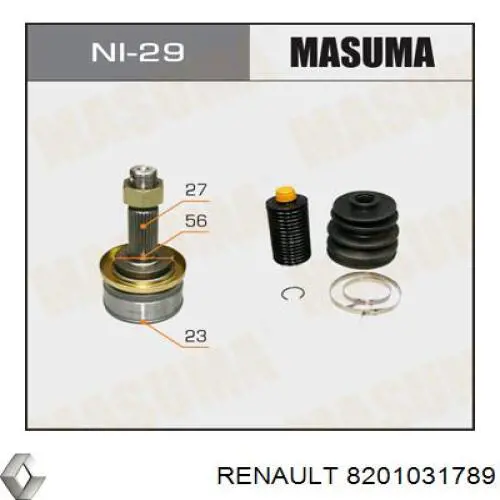Filtro de aceite Renault (RVI) 8201031789 precio, desde 61,77 EUR
